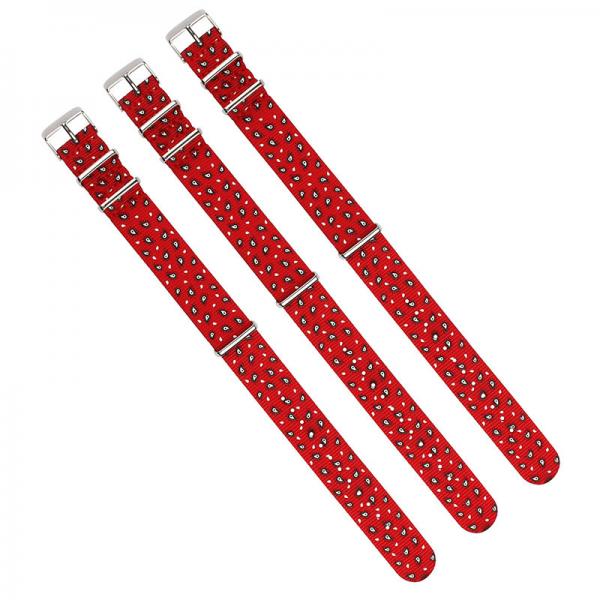 Quality Nato Style Quick Release Nylon Watch Straps Print Pattern for sale