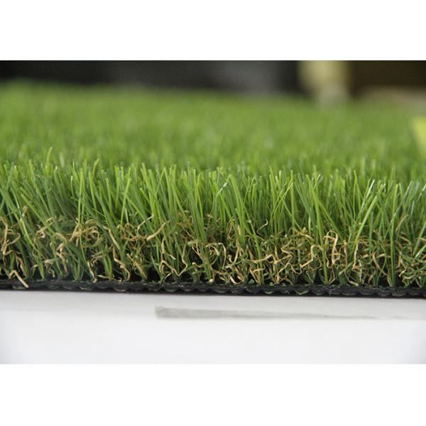 Quality Landscape Artificial Grass , Landscaping Fake Grass V Shape Yarn 20mm - 60mm for sale