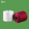 China High Tenacity Bright Virgin Polyester Staple Yarn , Polyester Core Spun Yarn factory