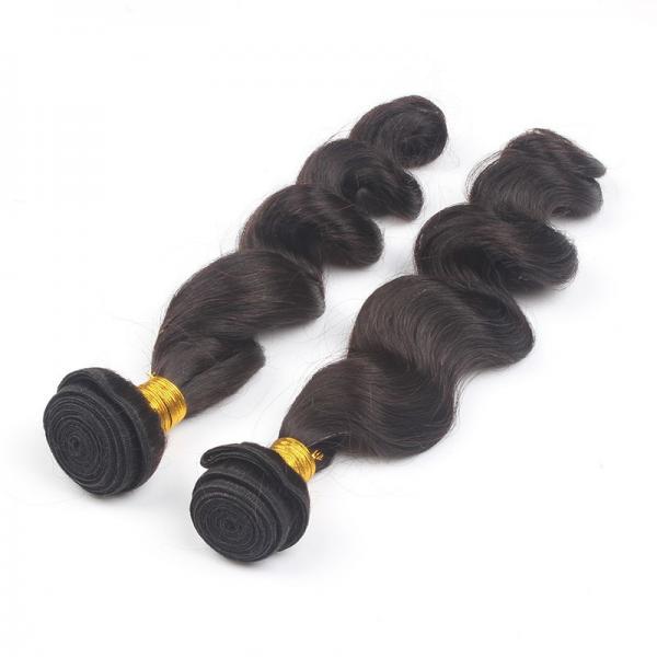 Quality Thick Buttom 7a Virgin Hair 3 Bundles Real Human Brazilian Loose Wave Hair for sale
