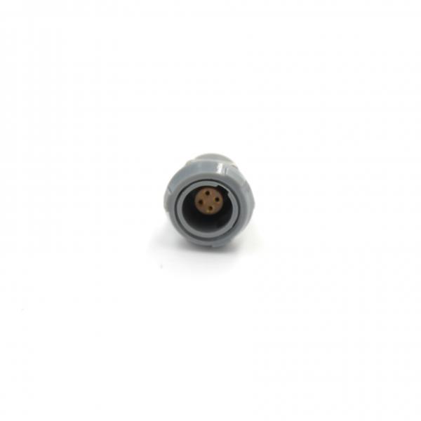 Quality IP50 Medical Plastic Circular Connectors Female 1P 1 Keying 4 Pin Socket Connector for sale