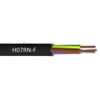 Quality 300-500V Insulated Flexible Rubber Cable H05RR-F Copper Conductor for sale