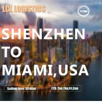 China Direct Sailing LCL International Shipping Agent From Shenzhen To Miami USA for sale