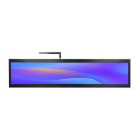 China 24 Inch Supermarket Ultra Wide Strip Advertising Digital Signage Monitor Type Stretched Bar LED Display Screen factory
