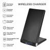 China 15w 10w Fast Charge Wireless Charger Stand Qi Wireless Charging Multifuncion Station for iPhone iWatch Airpods factory
