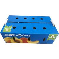 China Apple Cardboard Fruit Boxes Pear Tomato Vegetables Customized Size Health Consistency factory