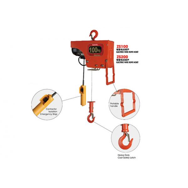 Quality 200KG Single Phase Mini Electric Chain Hoist Wide Application in Different Domain for sale