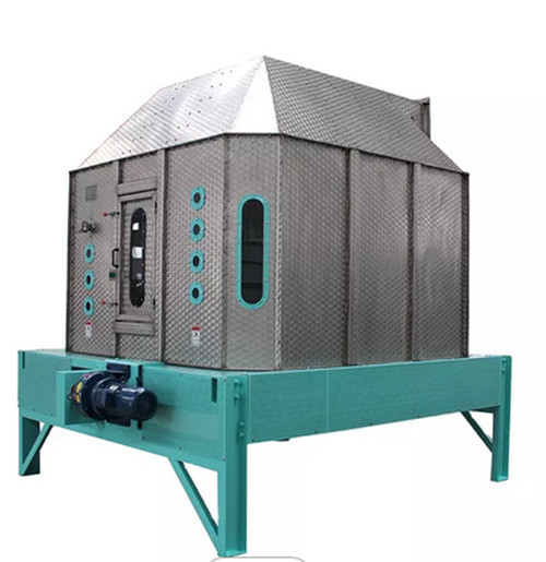 Quality SS Steel 20t/H  8m3 Counterflow Pellet Mill Cooler For Feed Pellet Line for sale