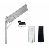 Quality Aluminum Alloy 160Lm/W 50W All In One Led Solar Street Light for sale