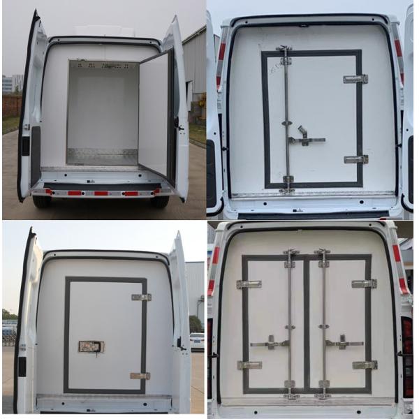 Quality 100Kw Refrigerated Truck MT82 Ford Transit Reefer Van White for sale