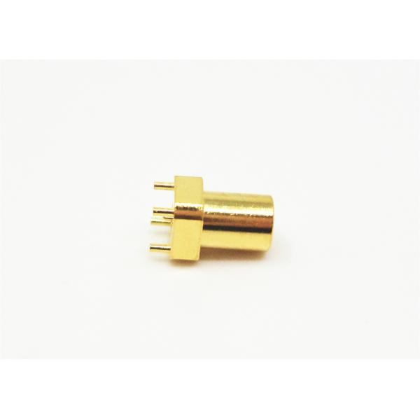 Quality Lightweight SMPM RF Connector Straight Male Plug Gold Plated For PCB for sale