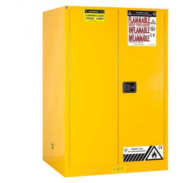 Quality Fire Proof Cabinets in LAB yellow , 45gallon storage cabinet,chemical storage for sale