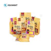 china Multiple Usage Kraft Paper Zipper Bags Customized Window Pouch For Dried Food