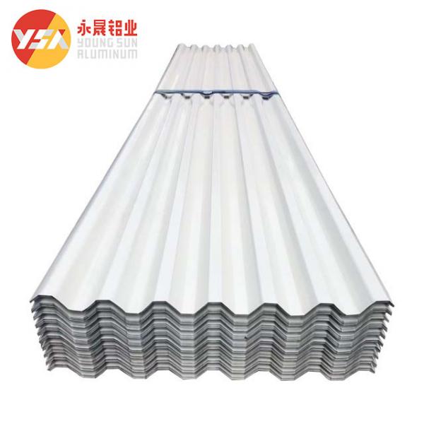 Quality 3003 1000 Series H24 Corrugated Aluminium Roof Sheet Fireproof for sale