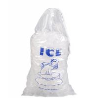 Quality 10LBS 20LBS LDPE Clear Plastic Ice Bags With Customer Own Logo for sale