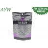China Airtight Stand Up Coffee Pouches Smell Locked Zipper, Plastic Stand Up Pouch With Metalized Liner factory