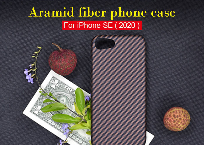 china Slim And Sleek Design Aramid Fiber Phone Case For iPhone SE