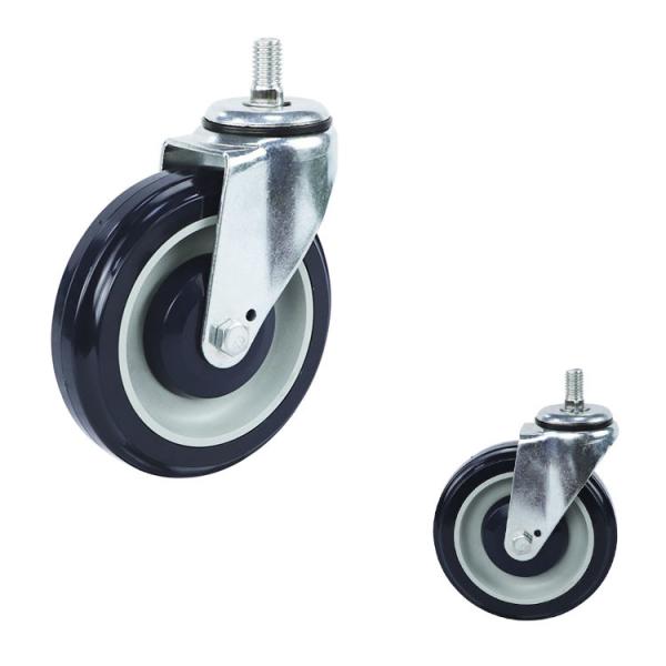 Quality 100mm PU Trolley Wheels Heavy Duty for sale