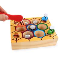 China Montessori Beehive Game Baby Toy Intelligence Catch Bee Color Cognition factory
