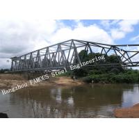 Quality Continental Prefabricated Steel Truss Pedestrian Bridge With Concrete Deck High for sale