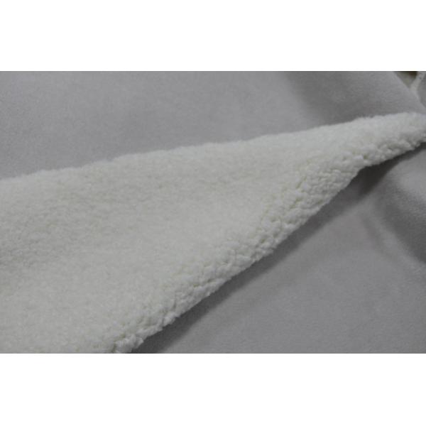 Quality 755gsm FUR:FUR: SHERPA PU: SOLID SUEDE Bonded Fabric for sale