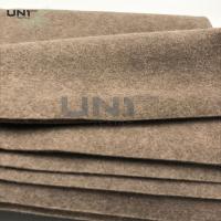 China Polyester Wool Soft Under Collar Felt Interlining Fabric For Suit Collar factory