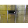 China UL Certified 10mm Thick Door Bank Safe Deposit Box With Pop Out Shelf factory