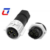 China 15A Power Signal 3+4 Pin Waterproof Male 7 Pin Plug Female Panel Mount Connector factory