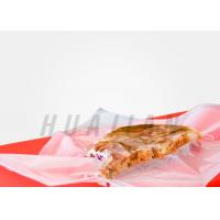 China Food Plastic 0.16mm Vacuum Seal Food Bags For Ham Sausage Meat factory