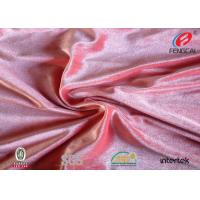 Quality polyester Korea velvet fabric, polyester spandex 4 way stretch velvet fabric for for sale