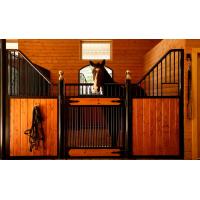 China Horse Stable Front Panel with Plastic kick Panels Horse Stall for sale