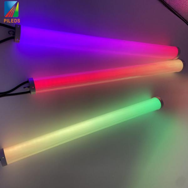 Quality 40mm DMX RGB LED Pixel Tube Digital 360 Degree Viewing Angle for sale