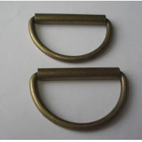 China Antique Brass Plating D Ring Zinc Alloy Roller Buckle for sale