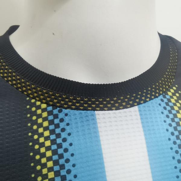 Quality Permeable Durable Soccer Team Jersey 100% Polyester Fabric Jersey for sale