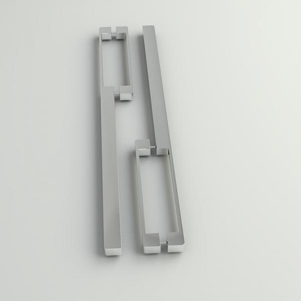 Quality Brushed Chrome Aluminum 128mm Kitchen Door Handles For Cupboard for sale