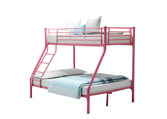 China Bunk School Dormitory 0.6mm Metal Pipe Bed for sale