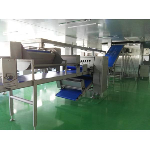 Quality Auto Freezing Croissant Production Line with 8 Nozzles Depositor For Filled Croissant for sale