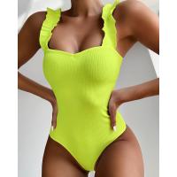 China Split Swimsuit Strap Cross Ladies Solid Color  Sexy  Women’S  Swimming Suits Bikini,light green,silver colour new style factory