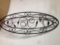 Buy cheap Round / Square Steel Wrought Iron Glass Tempered Durable Antiseptic from wholesalers