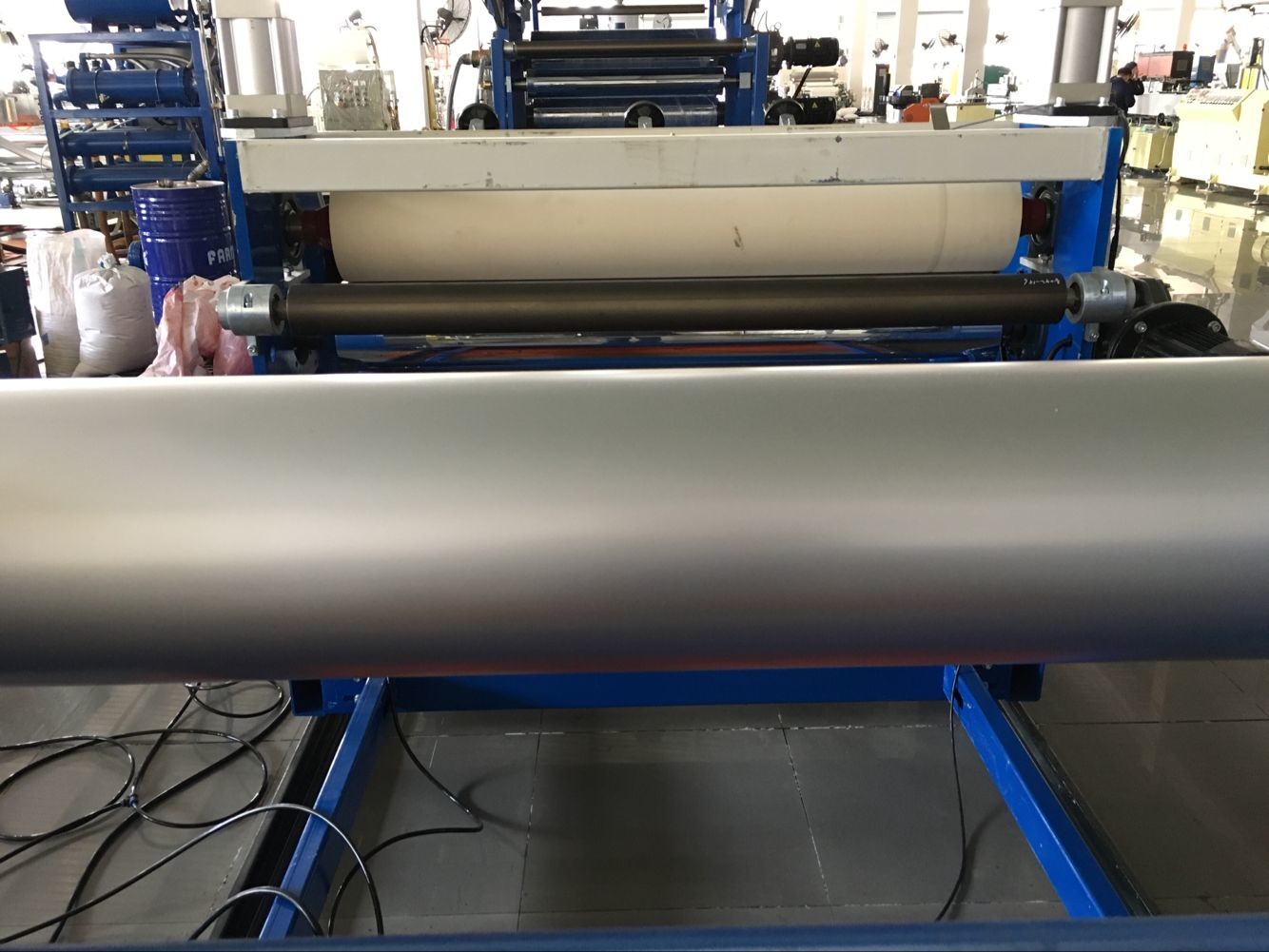 China LDPE PP EVA Plastic Extrusion Machine For Coating, Laminating Applications, Sold To Indonesia factory