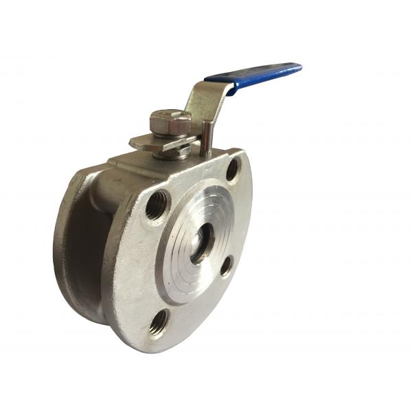 Quality 1 PC Wafer Flanged Ball Valve CF8M Casting API 598 Standarded for sale