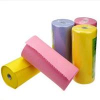 China 150gsm Nonwoven Cleaning Cloth Needle Punch Lint Free Cloth With Colors for sale