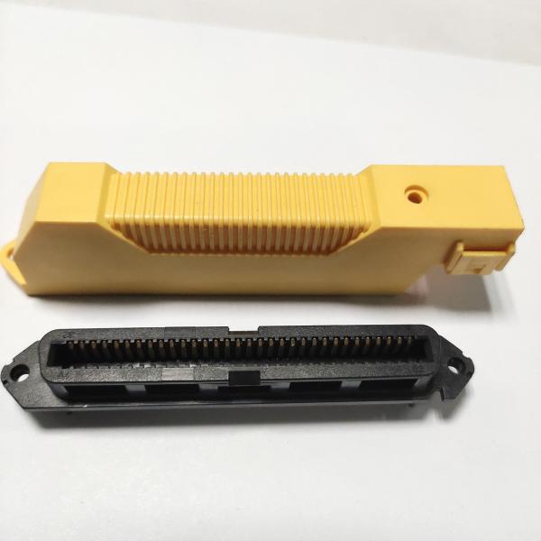 Quality Champ 64 Pin Centronics IDC Female Connectors with right angle plastic housing for sale