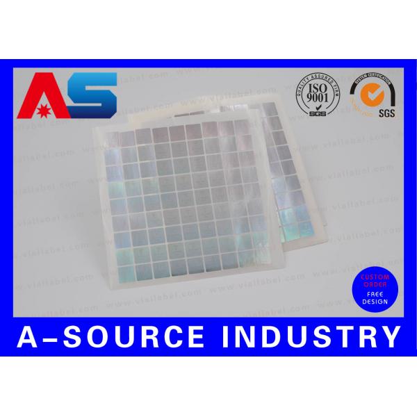 Quality Transparent Adhesive Holographic Security Stickers 3d Hologram Printed for sale