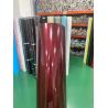 China Vampire Red Glossy Chrome Metallic Car Wrap Film Air Free Bubbles factory