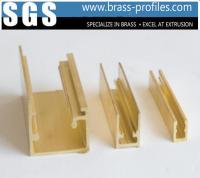 China Copper Alloy Extrusion Window Frame Special Brass Window Sections factory