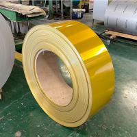 China PE PVC Coated 3105 Thin Aluminium Strip Roll 0.5mm 2mm 3mm Thick For Ppr Pipe factory