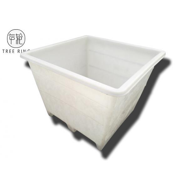 Quality Plastic Moulding Single Wall Poly Combo Bins Bulk Containers With 2 Ways Skid Entry Rotary for sale