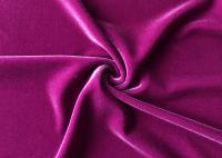 China Shiny Crushed Solid Knit Sofa 250gsm Spandex Velvet Fabric factory