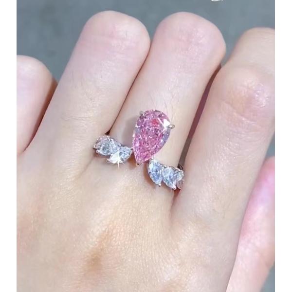 Quality ZKZ Lab Diamond Jewelry Engagement Ring Wedding Ring Fancy for sale